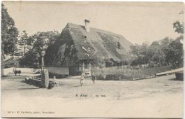 LANDWIRTSCHAFT/STROHDACHHAUS 1900 Ins BE