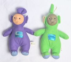 Teletubbies - Plüsch Figuren - Tinky-Winky & Dipsy