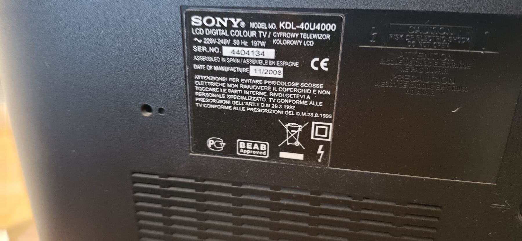 Sony Televisori: Sony Tv 40 Zoll – Usato da Bern venduto da Smarts_vauva 3