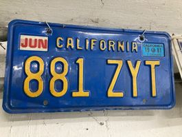 Autokennzeichen Kalifornien