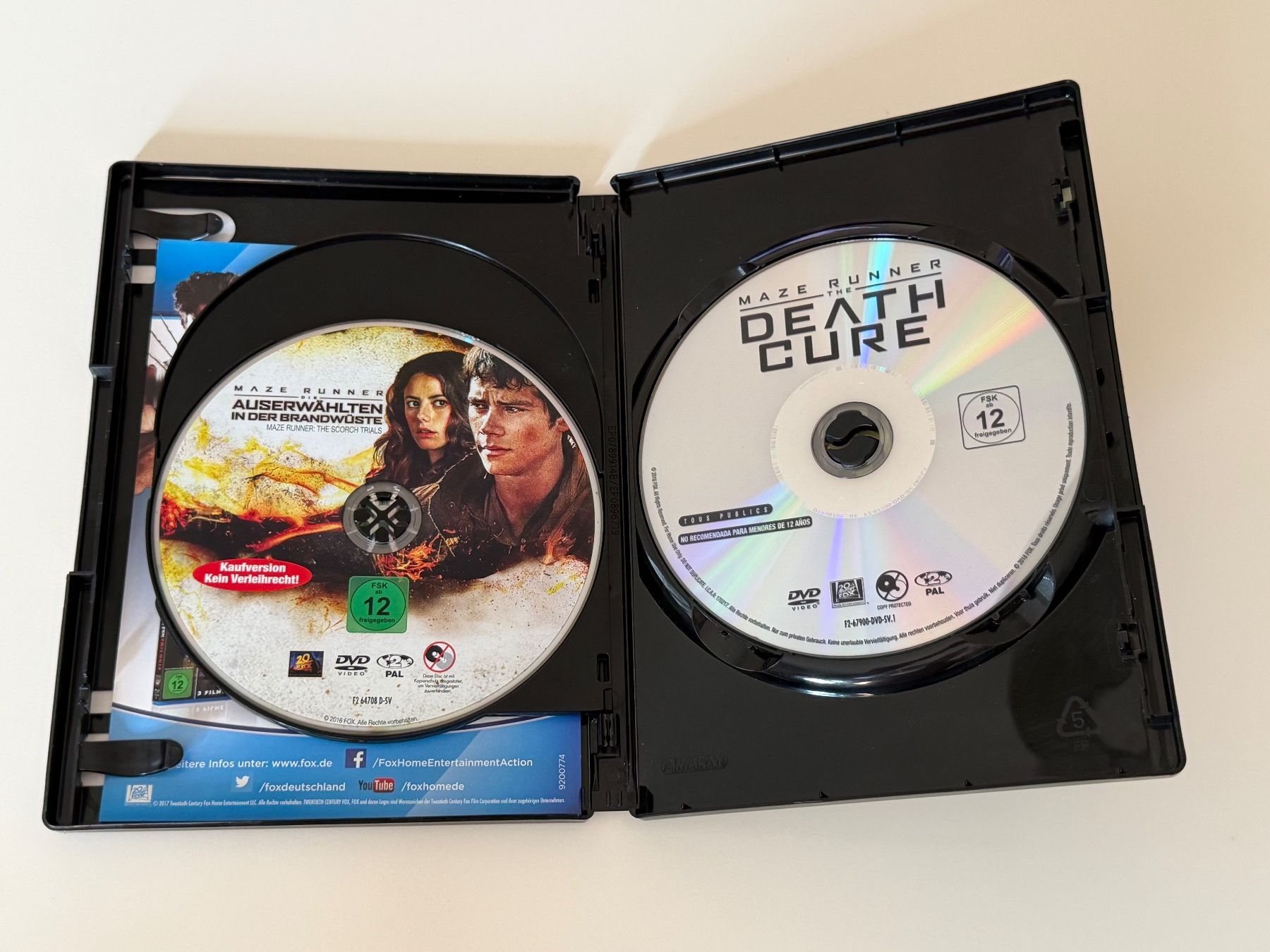 Tutti i DVDs: Maze Runner Trilogie DVD – Usato da Altstätten SG venduto da sheamus 3