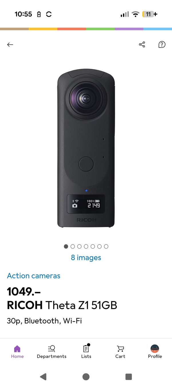 Ricoh Fotocamera: RICOH Theta Z1 51GB – Usato da Spreitenbach venduto da fun_l967 3