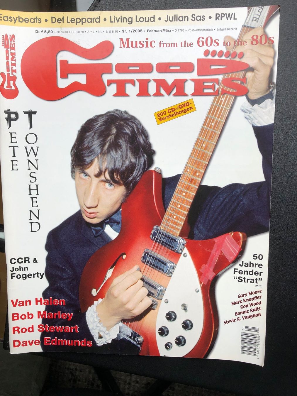 Riviste & Magazine: Pete Townshend – Usato da Aeschi SO venduto da Stones55