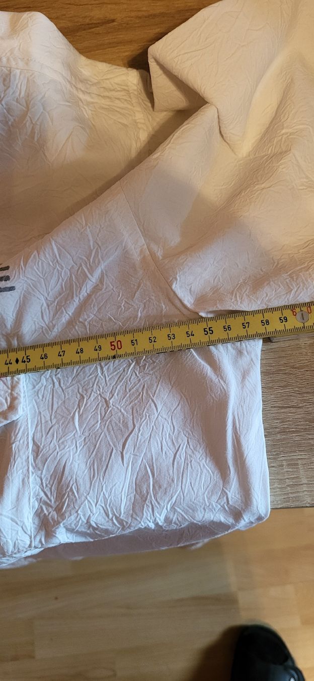 Camicie: Herrenhemd Kurzarm mit Stuktur weiss Gr. L – Usato da Schweizersholz venduto da fuchs06 5