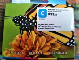 HP-933 XL Drucker-Patronen 1x Cyan/blau/bleu/blu no-OEM