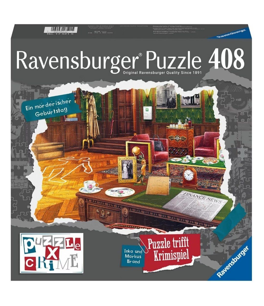 Ravensburger Giochi: Puzzle Ravensburger 408 Pezzi - "Un Compleanno Mortale" -... – Usato da untersiggenthal venduto da sil_j5sy