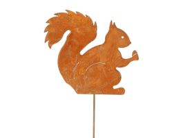 Eichhörnchen Gartenstecker H66cm