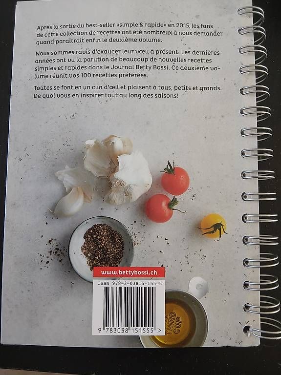 Libri: Betty Bossi ; simple et rapide – Usato da Grolley venduto da Montana78 4