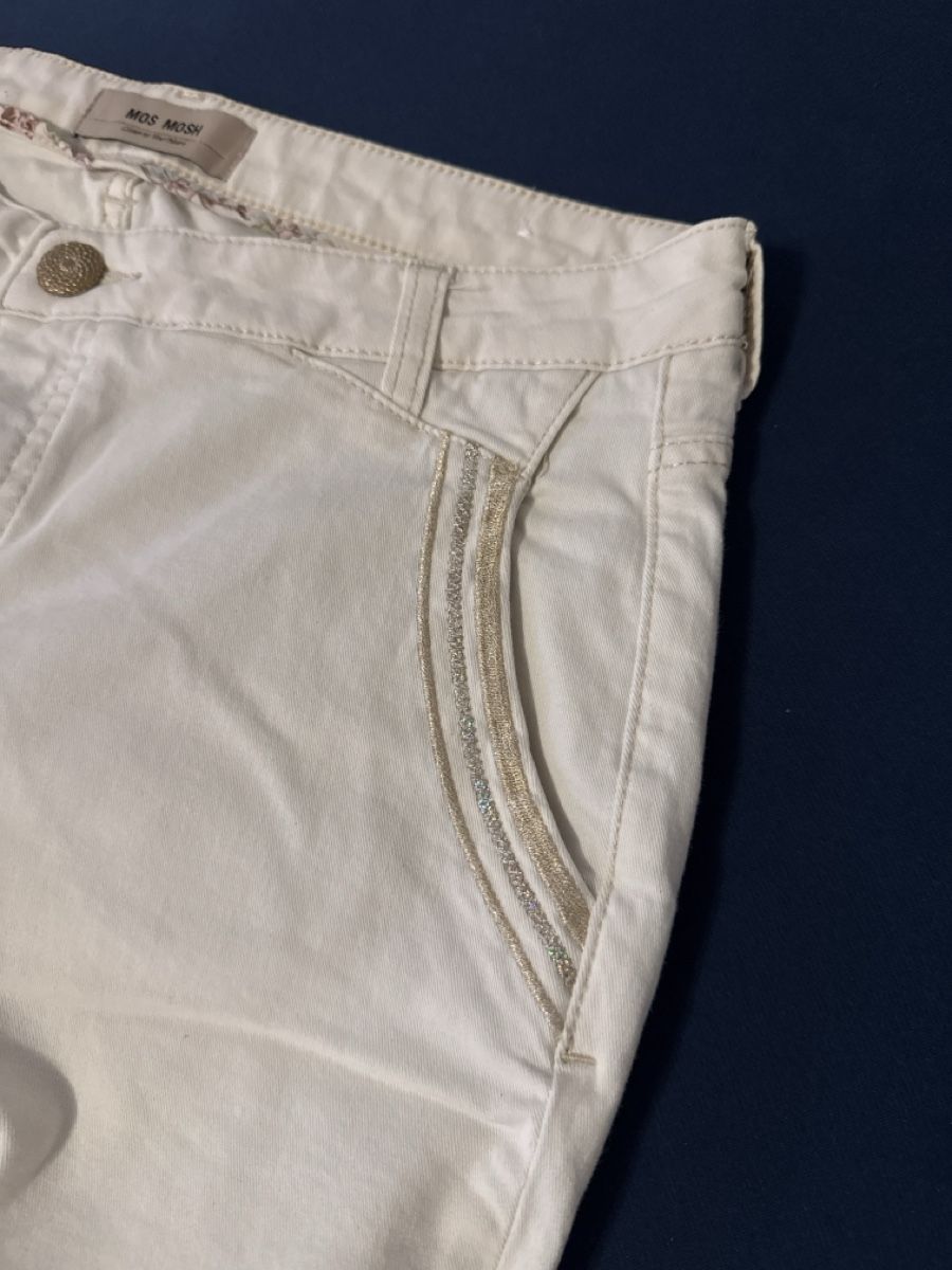 Mos mosh Jeans: Ganz schöne hellbeige Jeans von MOSMOSH – Gebraucht aus Fürstenau von Du-01 2