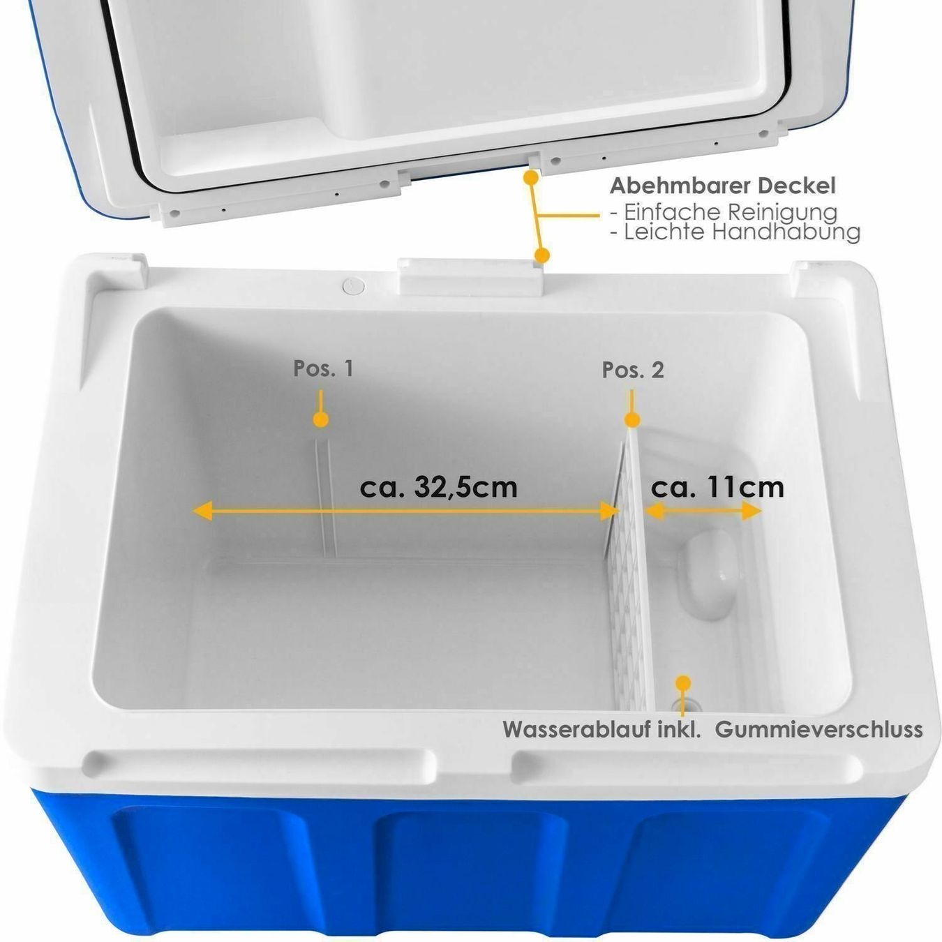 Cucinare, Mangiare & Bere: KESSER 40L Kühlbox 12V 230V BLAU – Nuovo e nell'imballaggio originale da Bottighofen venduto da zaap 3