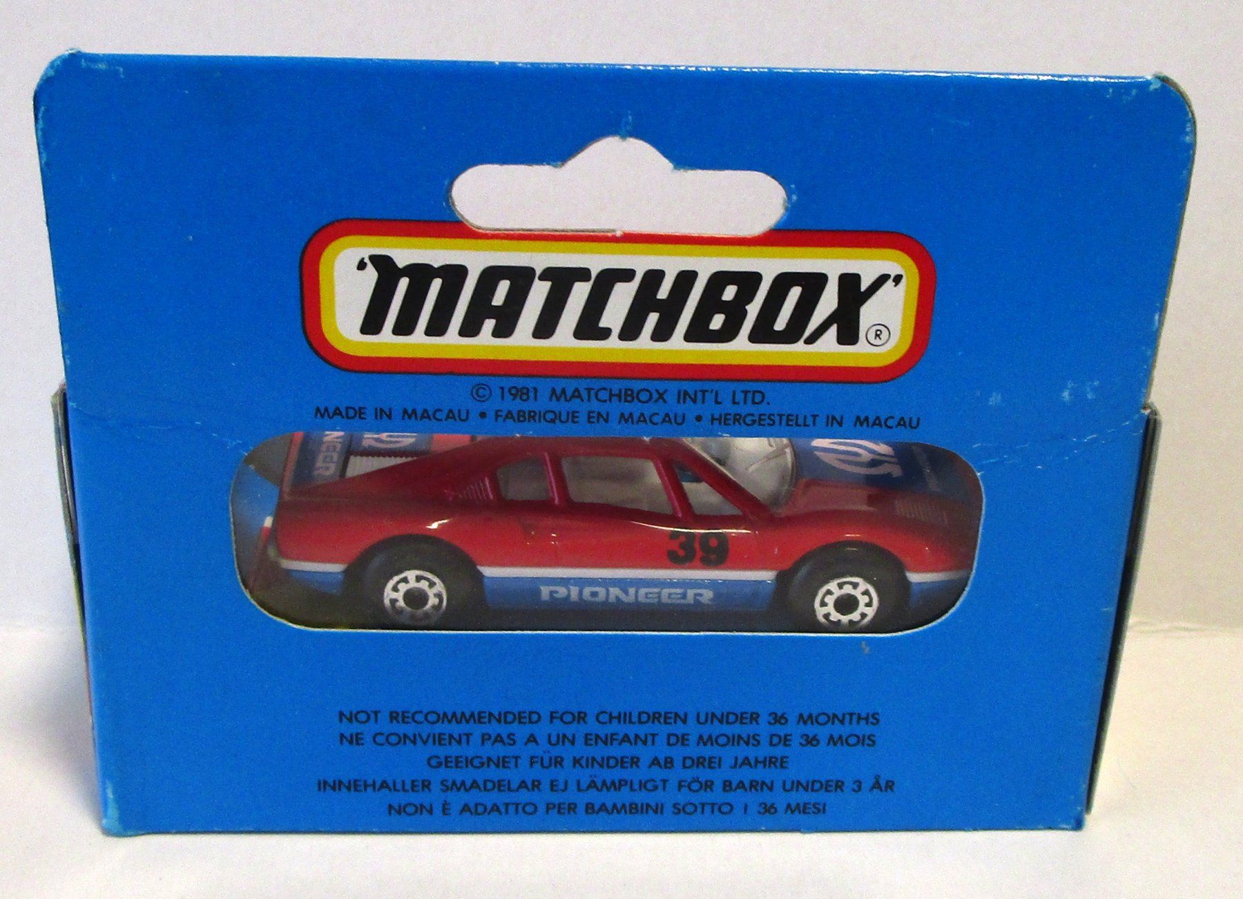 Ferrari Modellini d'auto: MATCHBOX FERRARI 308GTB - MB70 – Nuovo e nell'imballaggio originale da Chêne-Bourg venduto da breno56 1