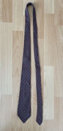 Cravate Gucci motif cachemire en soie multicolore
