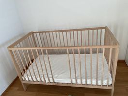 Kinderbett Kleinkindbett 70x140 inkl. Matratze (Co-Sleeping)