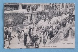 Thun - Alpaufzug durch die Stadt - 1906