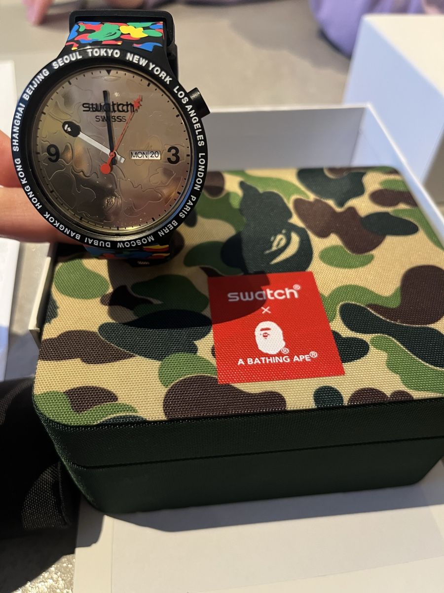 Swatch Uhren: Swatch x Bape Tokyo Edition Limitée Neuve – Neu und originalverpackt aus Vufflens-la-Ville von lor_m7td 2