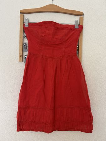 Robe d'été Comptoir des Cotonniers, t 34, orange corail