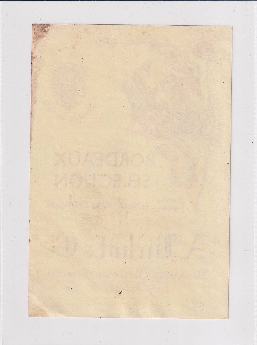 Carta: Etikette - Bordeaux Sélection (wunderbare Allegorie) /bd – Usato da Hombrechtikon venduto da Rudolf07 1