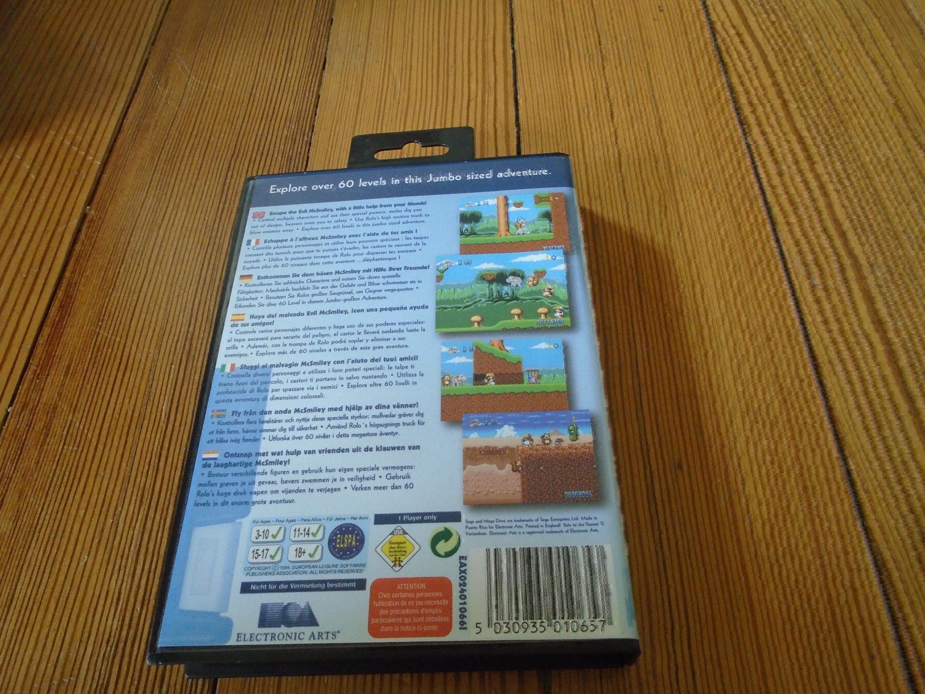 Spiele: Rolo to the Rescue Mega Drive – Gebraucht aus Olten von Disc-Ausverkauf 2