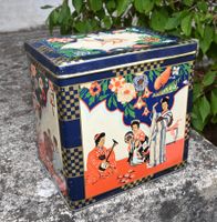 VINTAGE Blechdose Japan / Geisha Motiv gross