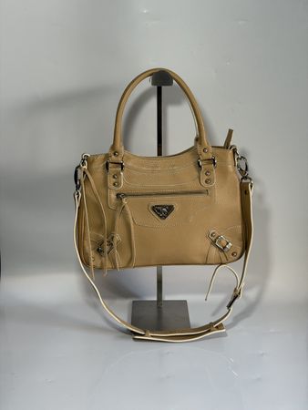 Original Maison Mollerus Leder Handtasche 