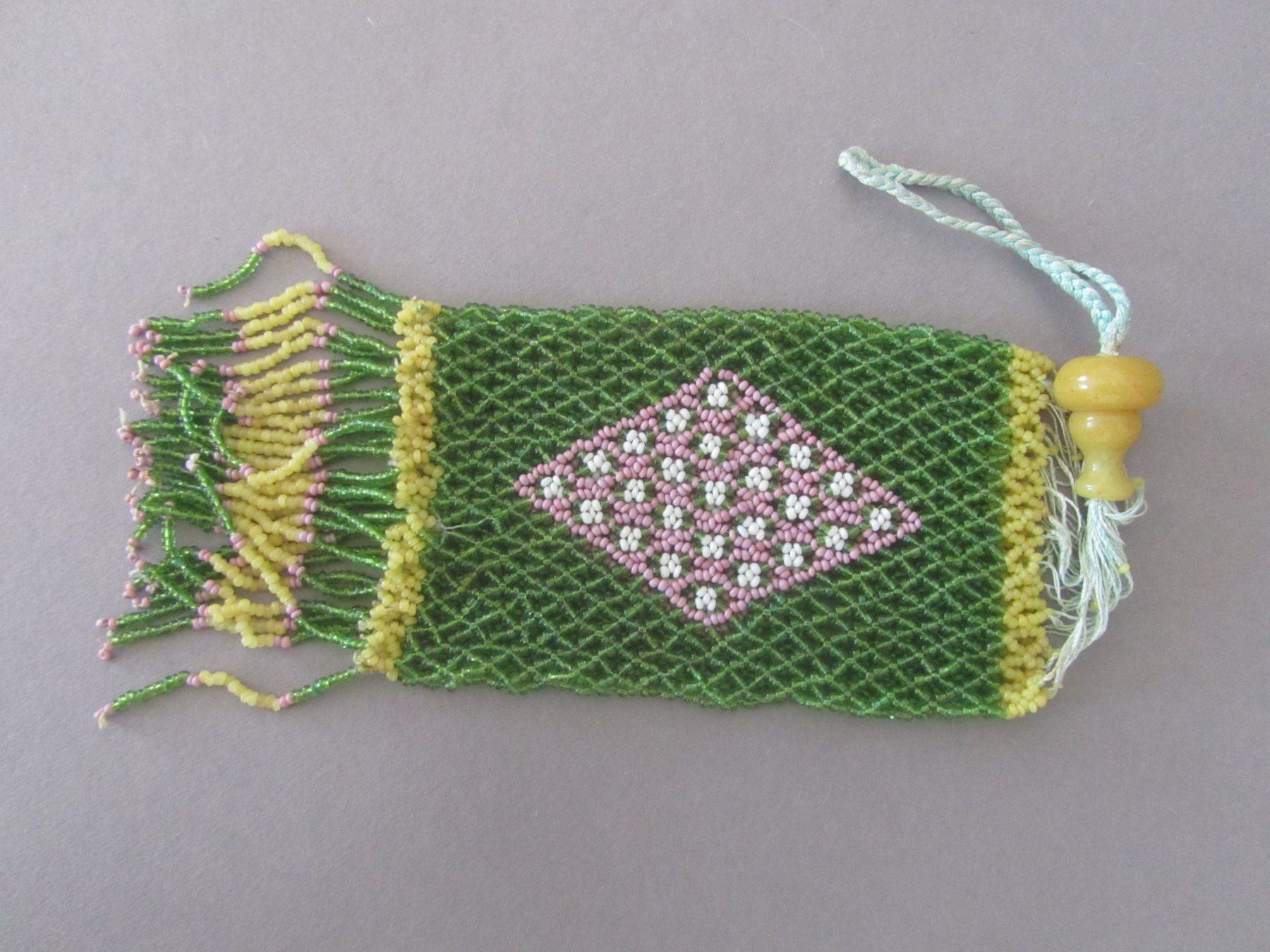 Borse: Vintage Perlbeutel mit Blumenmuster – Usato da Seengen venduto da mikelele 4