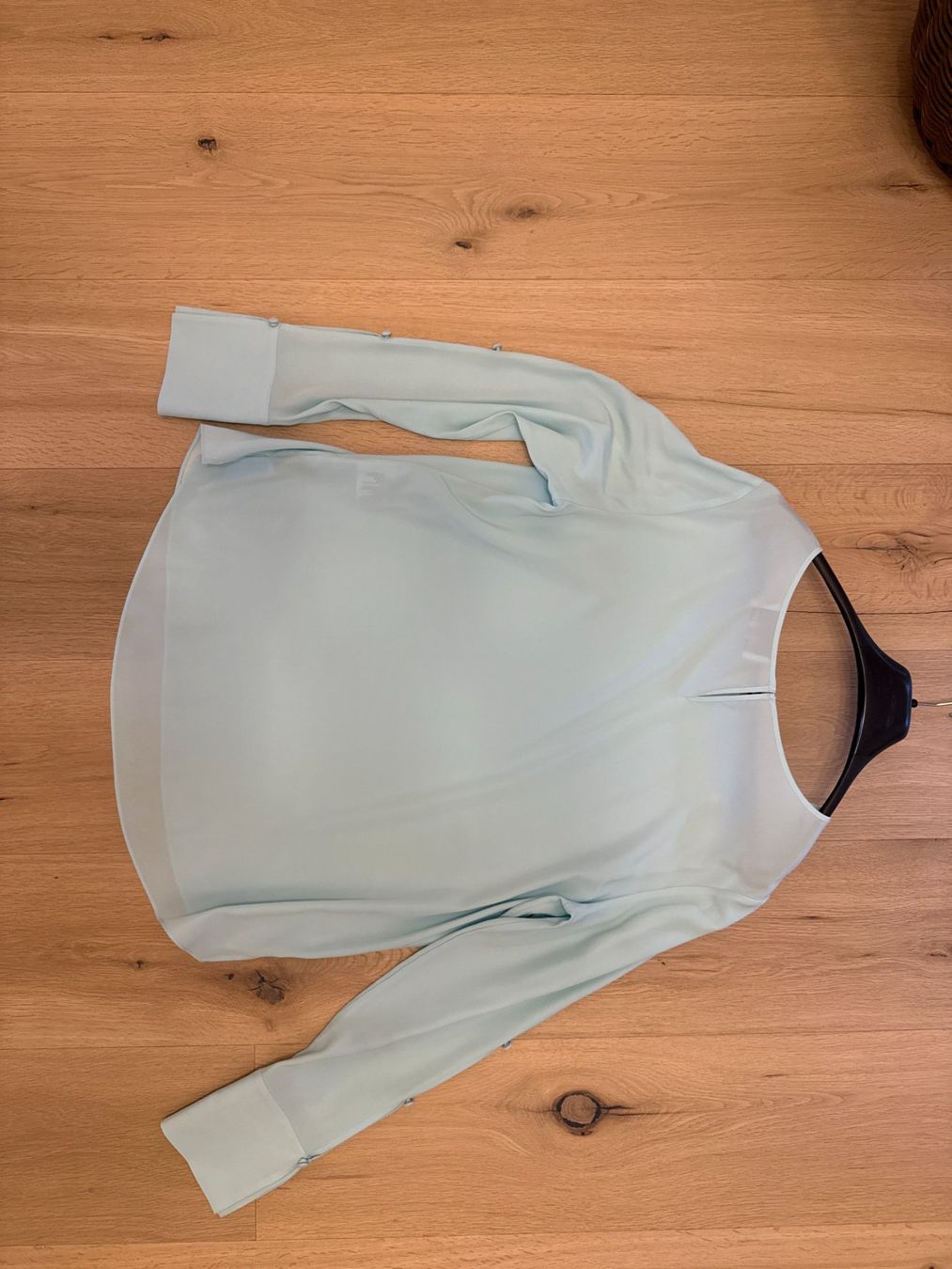 Blusen: Hellblaue Seidenbluse, Gr. M/38 – Neu (gemäss Beschreibung) aus Fällanden von ala_k7vk 2