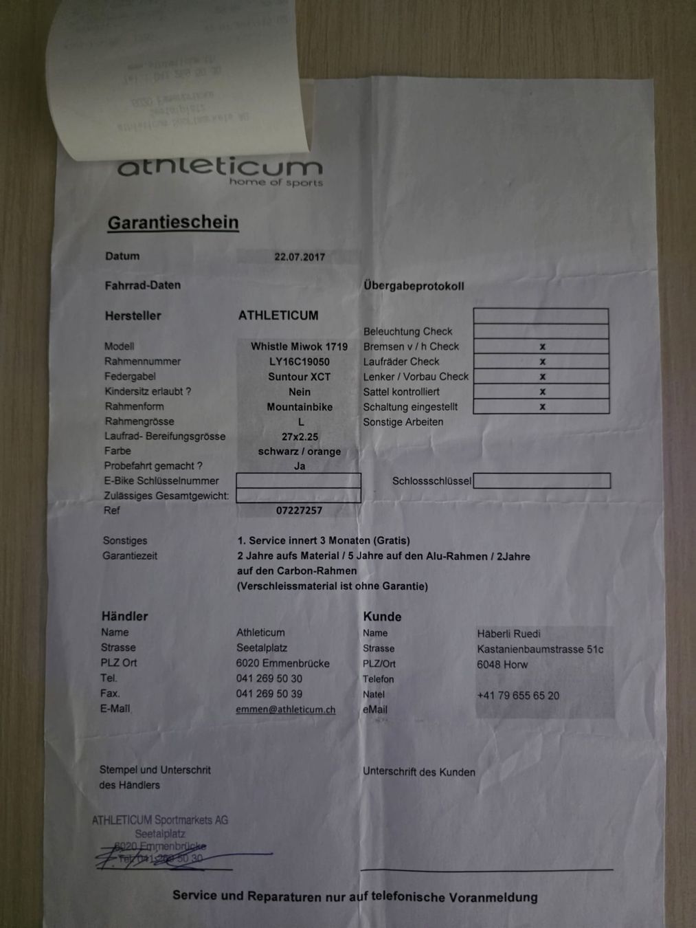 Biciclette: Velo – Nuovo (secondo la descrizione) da Luzern venduto da ibr_qb6j 6