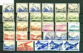 Flugpostsammlung auf Steckkarte (FB518)