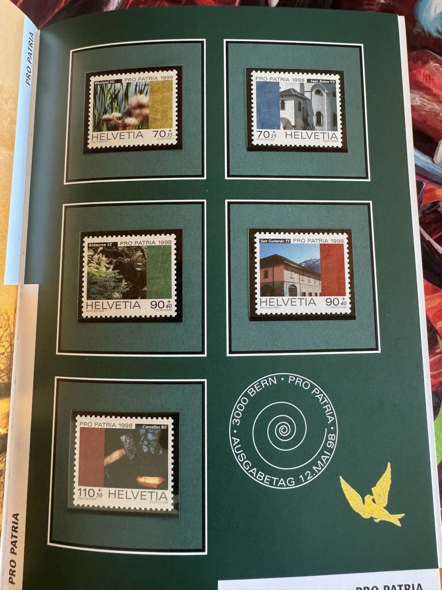 Alle Briefmarken: Schweizer Briefmarken Jahrbuch 1998 – Gebraucht aus Leutwil von Jaxon_withXx 5