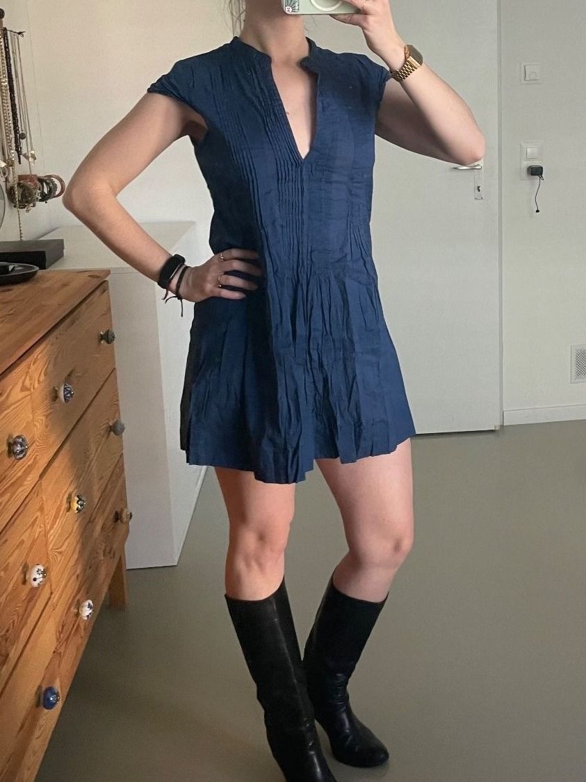 Kleider: Blaues Kleid VERSION SUD Gr. M  / superbe Robe 100% coton – Gebraucht aus Zürich von AnnaSa 1