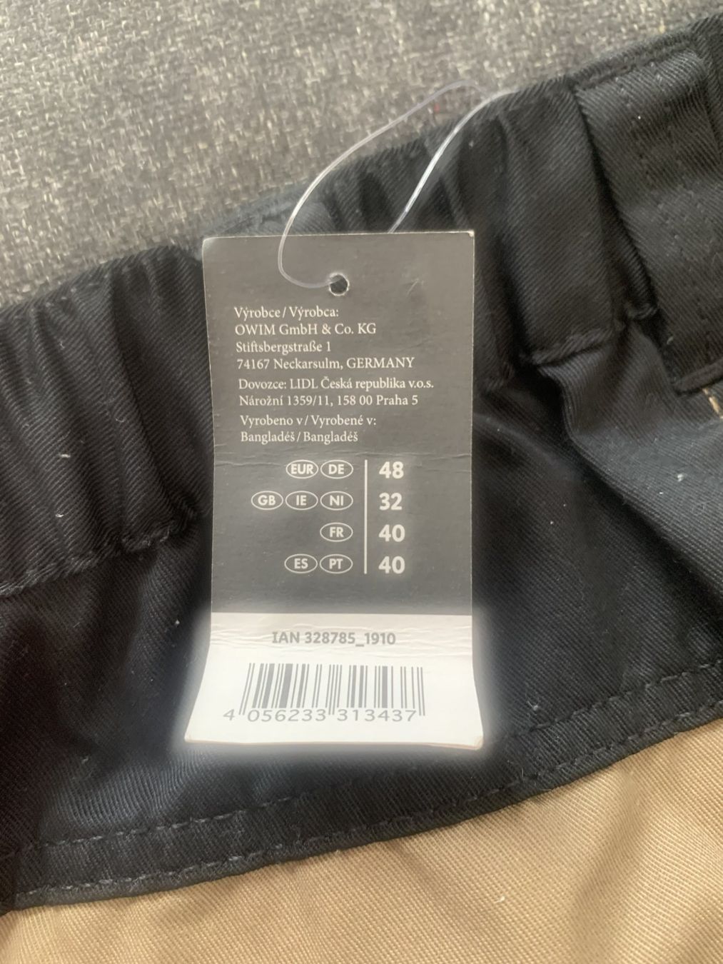 Pantaloni: Parkside Arbeitsbermudas Gr. 48 Beige/Schwarz – Usato da Reinach BL venduto da jessihome 2