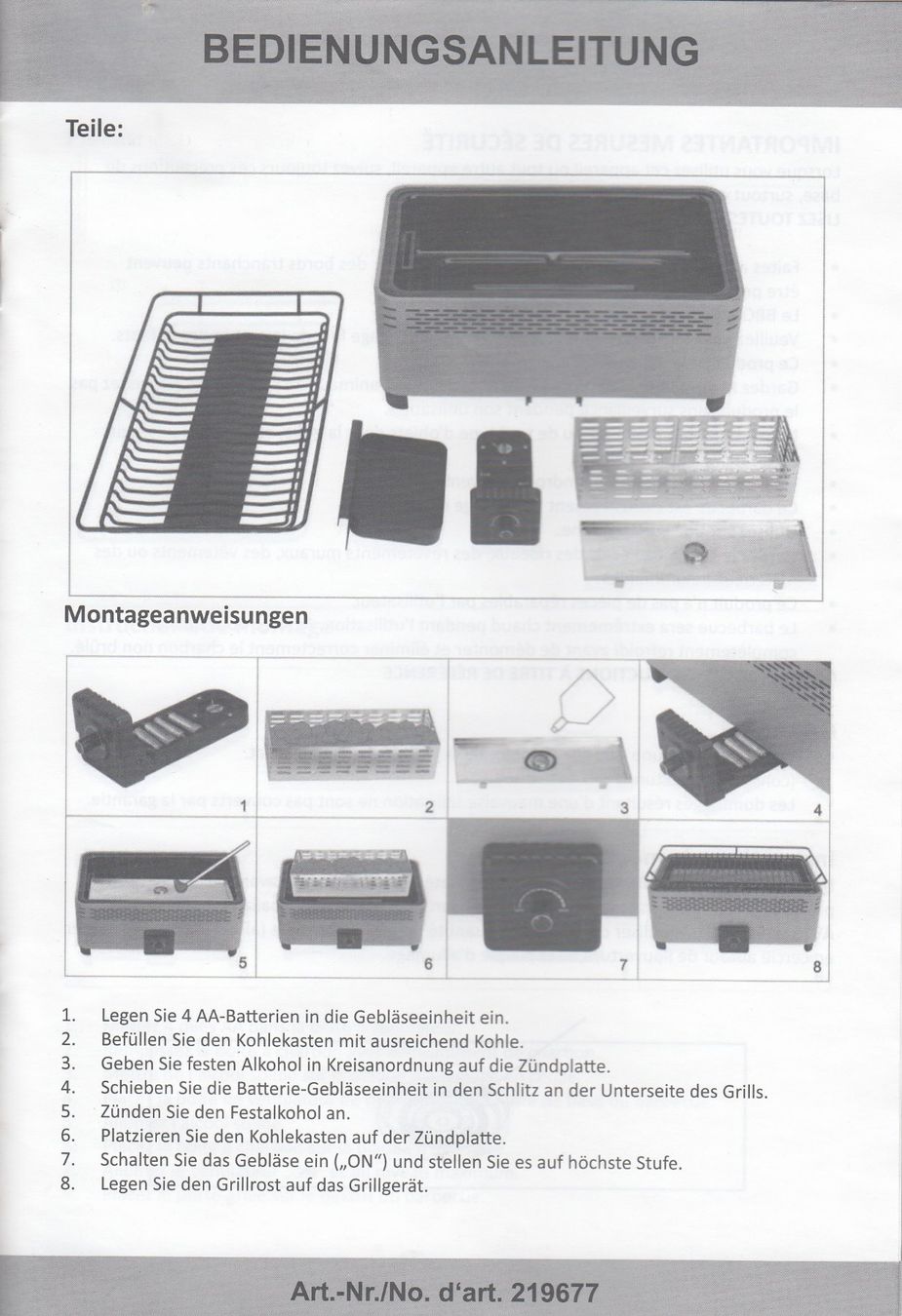 Grils: Smokeless BBQ Holzkohle-Grill – Neuf (Voir description) à Biel/Bienne par Kokos4 1
