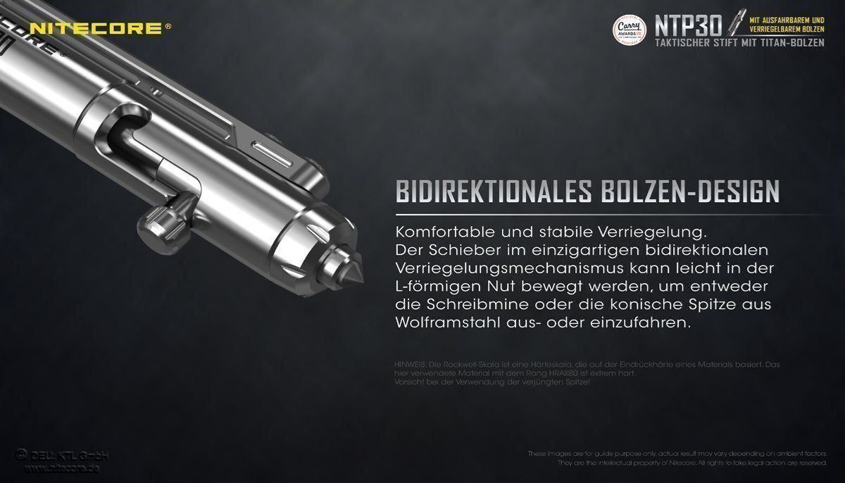 Penna & Evidenziatori: NiteCore Titan Pen NTP30 – Nuovo e nell'imballaggio originale da Grüningen venduto da Prolumin 2