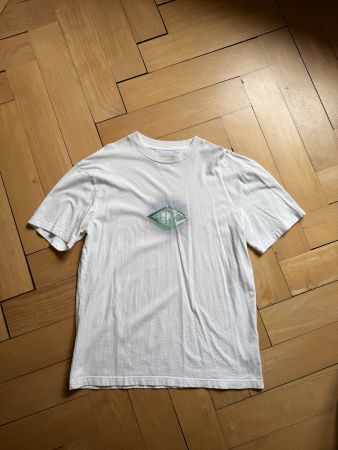 HAN KJOBENHAVN - T-Shirt weiss mit Print M