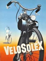 VeloSolex Werbeplakat altes Solex