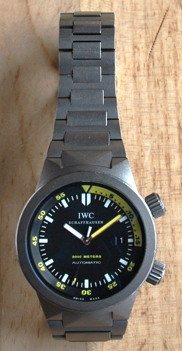 IWC Orologi: IWC Aqutimer 2000 Ref. 353803 Titan – Usato da Bottighofen venduto da Absaras