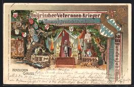 Litho München, Bayer.-Veteranen-Krieger
