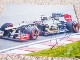 Romain Grosjean - Autogramm F1 Foto