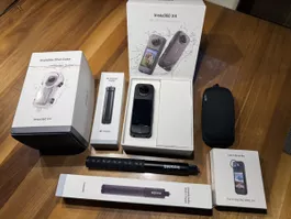 Insta360 X4 8K 360 Action Cam mit Zubehör Set