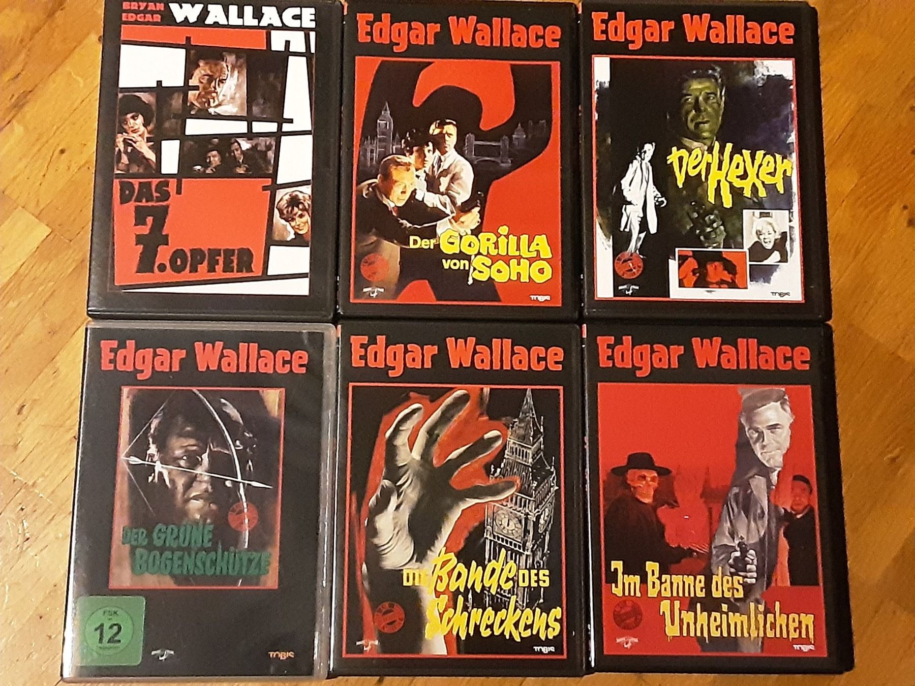 Tutti i DVDs: Edgar Wallace - 6 Filme – Usato da Wallisellen venduto da Sawr