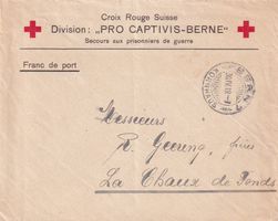 Brief Croix Rouge Suisse