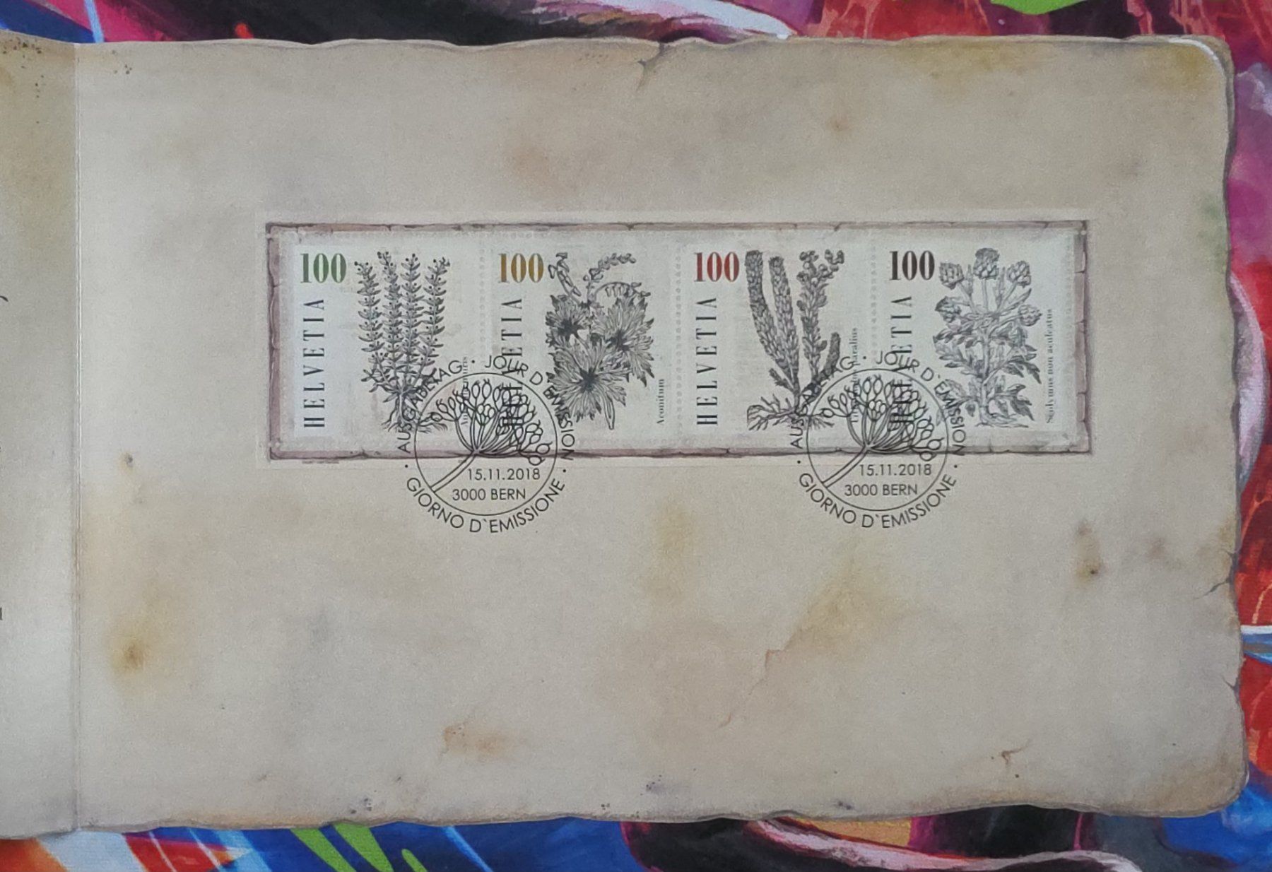Tutti i francobolli: CL26 Document + Timbre Suisse 2018 – Usato da Cousset venduto da Patrick_Collections 1