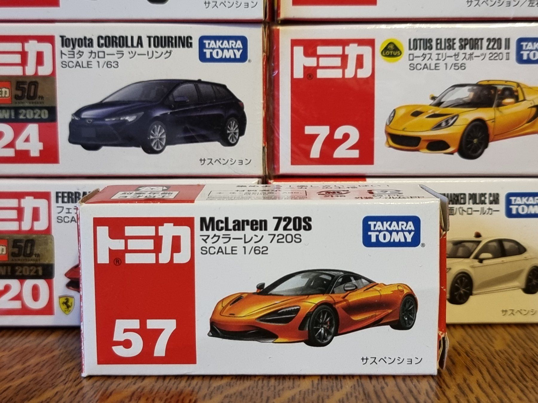Modellini d'auto: Tomica #57 McLaren 720S – Usato da Chateau d'Oex venduto da sam_58r2