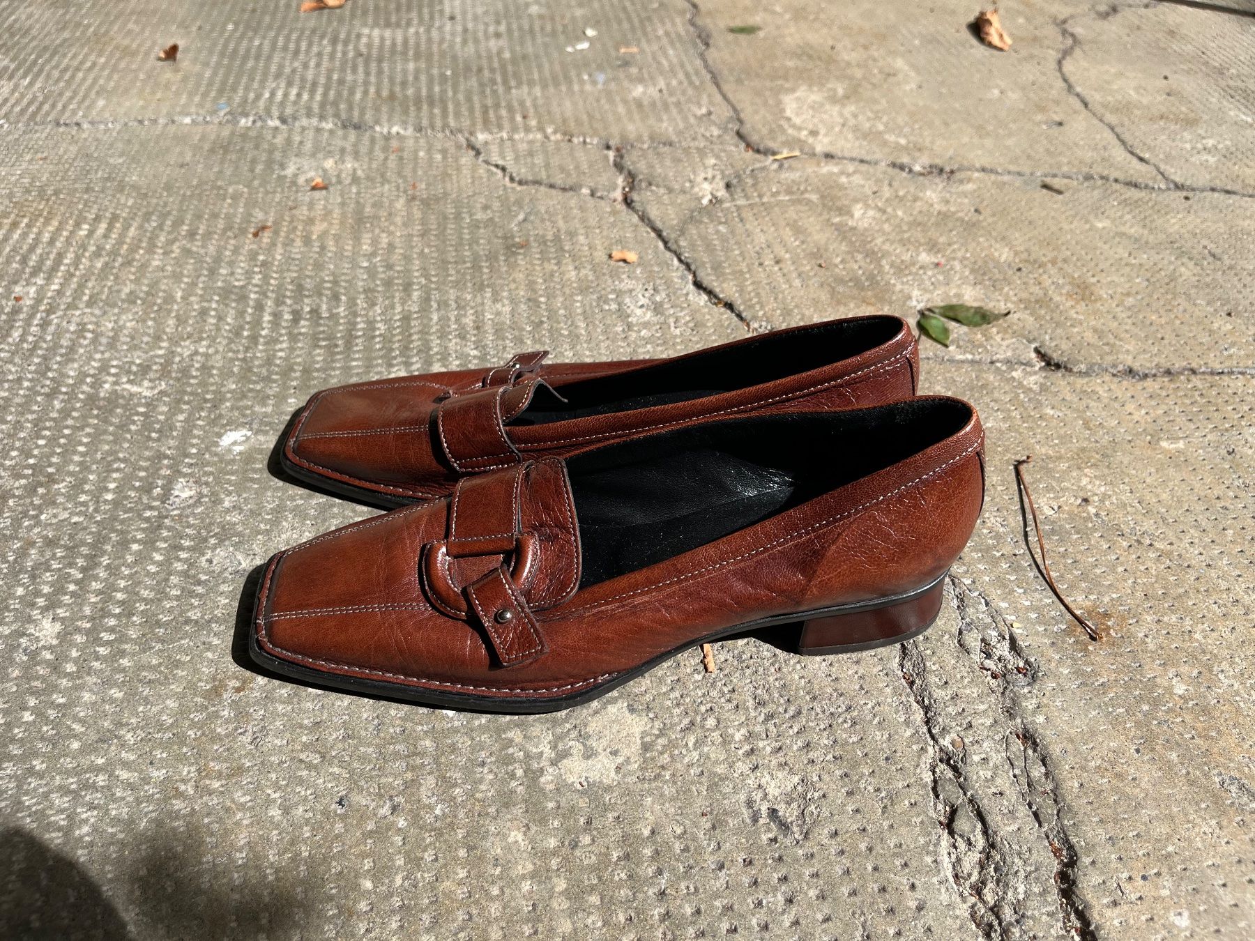 Scarpe da donna: Braune Leder Loafers Gr. 38 – Usato da Basel venduto da thi_7n89