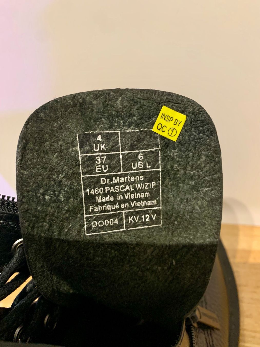 Dr. Martens Scarpe da uomo: Dr. Martens 1460 Pascal W/Zip, schwarz, Grösse 37 – Usato da Zürich venduto da brunoyanny 4