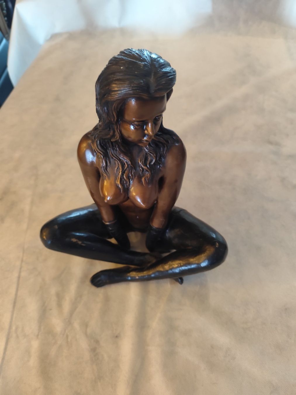 Sculture & Statue: Bronce Skulptur einer sitzenden Frau.!!! – Usato da Dietikon venduto da nala_66 1