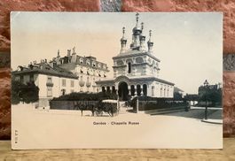 GENÈVE Chapelle Russe - Kutsche - Belebt - Genf