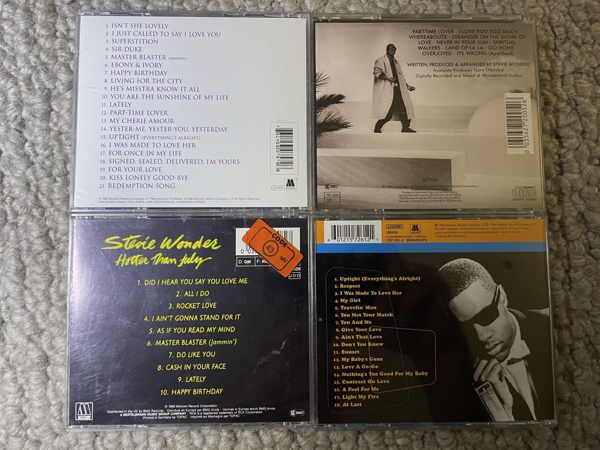 CD: 4x Stevie Wonder – Usato da Reinach AG venduto da trigger7811 1