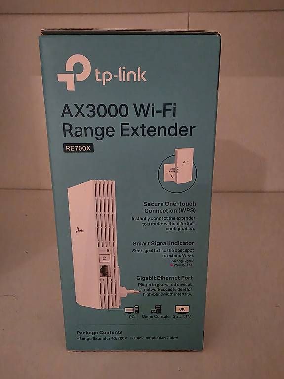 WiFi: TP-Link RE700X AX3000 Wi-Fi Range Extender – Neuf avec emballage d'origine à Hausen AG par lon_9tcd