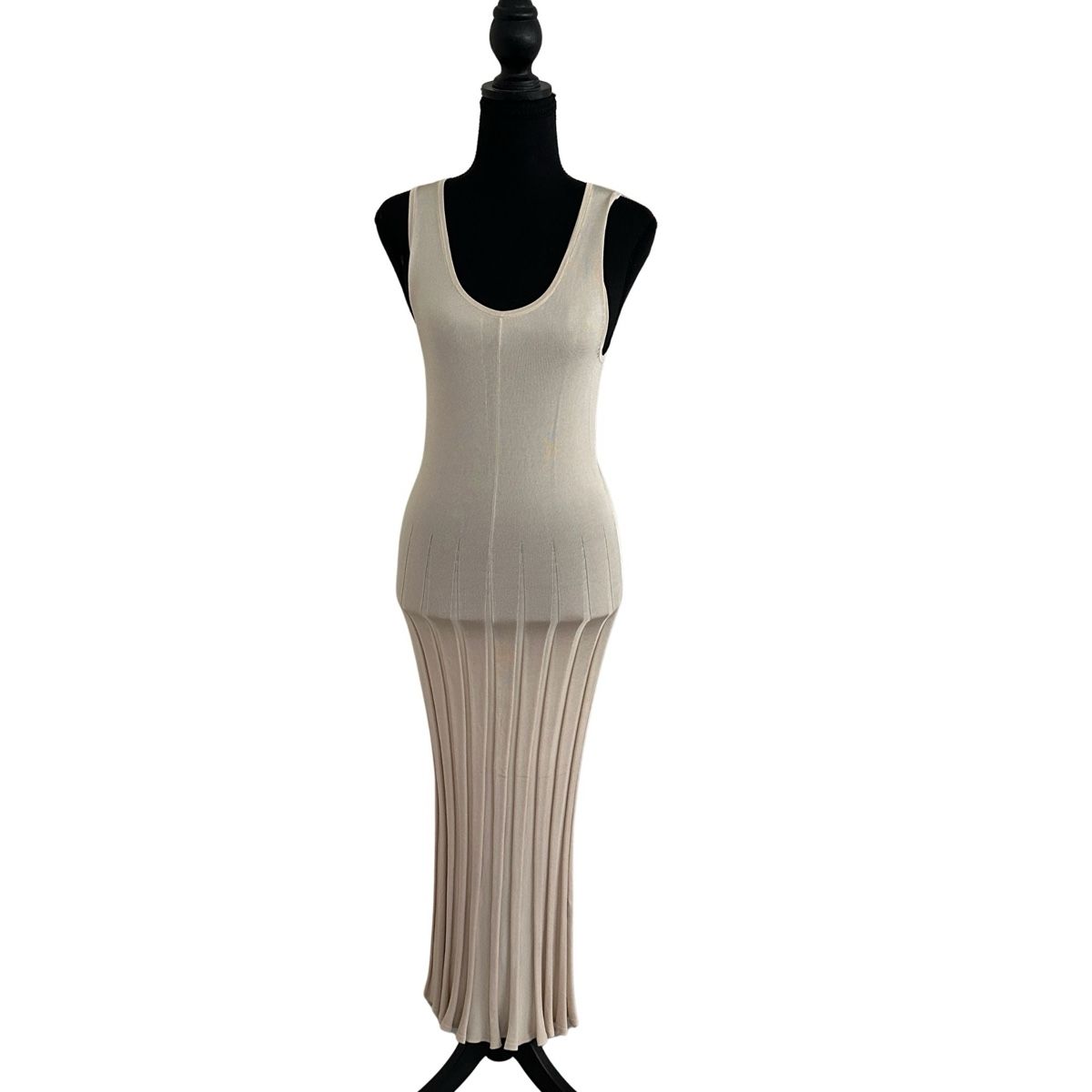 H&M Vestiti: Beige Maxi Summer Dress  S – Usato da Zofingen venduto da JumpInVintage 1